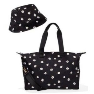 Alice + Olivia Daisy Duffle Bag & Hat